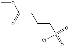 methyl 4-(chlorosulfonyl)butanoate Struktur