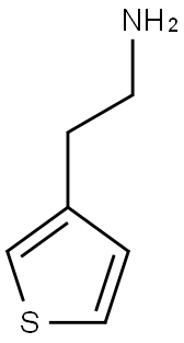 2-(thiophen-3-yl)ethan-1-amine Struktur