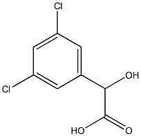 (3,5-dichlorophenyl)(hydroxy)acetic acid Struktur