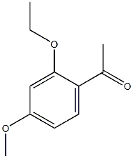 1-(2-ethoxy-4-methoxyphenyl)ethan-1-one Struktur