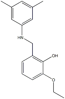 2-{[(3,5-dimethylphenyl)amino]methyl}-6-ethoxyphenol Struktur