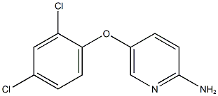 5-(2,4-dichlorophenoxy)pyridin-2-amine Struktur