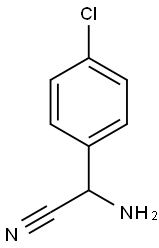 amino(4-chlorophenyl)acetonitrile Struktur