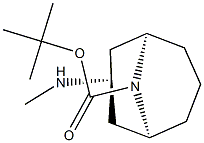 tert-butyl endo-3-(methylamino)-9-azabicyclo[3.3.1]nonane-9-carboxylate Structure