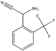 amino[2-(trifluoromethyl)phenyl]acetonitrile Struktur