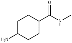 4-amino-N-methylcyclohexane-1-carboxamide Struktur