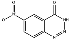 6-nitro-3,4-dihydro-1,2,3-benzotriazin-4-one Struktur