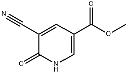 METHYL 5-CYANO-6-OXO-1,6-DIHYDROPYRIDINE-3-CARBOXYLATE Struktur