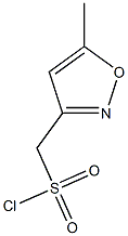 (5-METHYLISOXAZOL-3-YL)METHANESULFONYL CHLORIDE Struktur