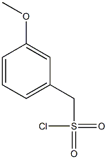 (3-methoxyphenyl)methanesulfonyl chloride Struktur