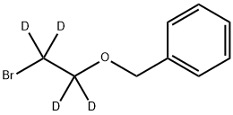 Benzene, [(2-bromoethoxy-1,1,2,2-d4)methyl]- Structure