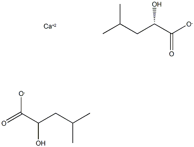 (S)-(-)-2-Hydroxyisocaproic acid calcium Struktur