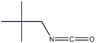 1-isocyanato-2,2-dimethylpropane Struktur