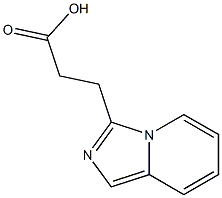 3-imidazo[1,5-a]pyridin-3-ylpropanoic acid Struktur