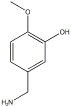 5-(aminomethyl)-2-methoxyphenol Struktur