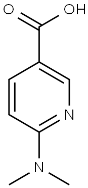 6-(dimethylamino)pyridine-3-carboxylic acid Struktur