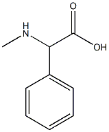 (methylamino)(phenyl)acetic acid Struktur