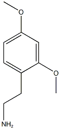 2-(2,4-dimethoxyphenyl)ethan-1-amine Struktur