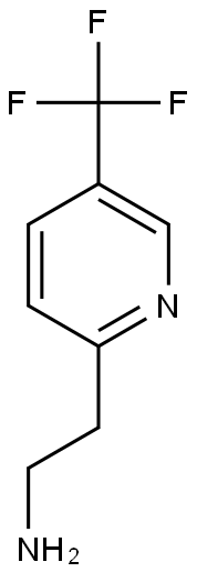 2-[5-(trifluoromethyl)pyridin-2-yl]ethan-1-amine Struktur