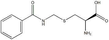 (2R)-2-amino-3-{[(phenylformamido)methyl]sulfanyl}propanoic acid Struktur