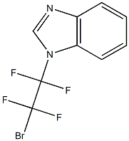 1-(2-bromo-1,1,2,2-tetrafluoroethyl)-1H-benzimidazole Struktur