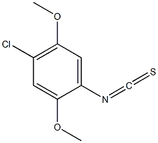 1-chloro-4-isothiocyanato-2,5-dimethoxybenzene Struktur