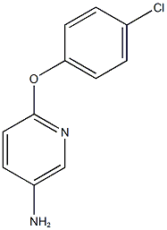 6-(4-chlorophenoxy)pyridin-3-amine Struktur