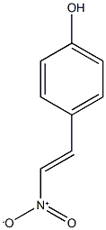 4-[(E)-2-ニトロエテニル]フェノール 化學(xué)構(gòu)造式