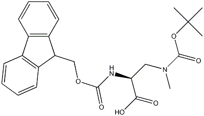 Fmoc-L-Dap(Boc, Me)-OH Struktur