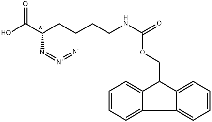 N3-L-Lys(Fmoc)-OH Struktur