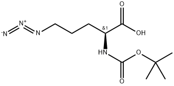 Boc-δ-azido-Nva-OH · DCHA Struktur