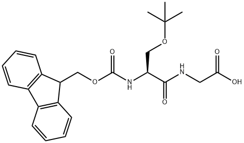 Fmoc-Ser(tBu)-Gly-OH Struktur