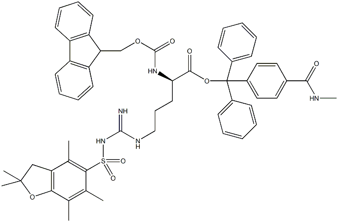 Fmoc-D-Arg(Pbf)-Trt TG Struktur