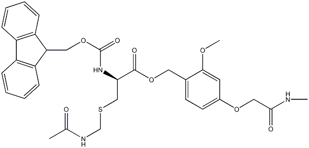 Fmoc-D-Cys(Acm)-AC TG Struktur