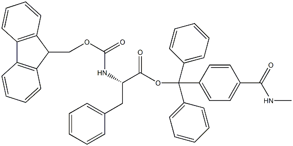 Fmoc-L-Phe-Trt TG Struktur