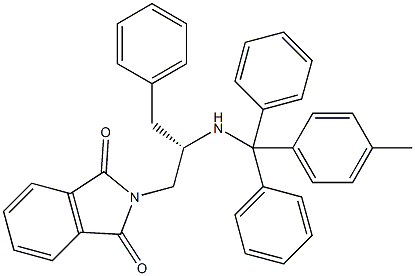 (S)-N-PHTHALOYL-1,2-DIAMINO-3-PHENYL-PROPANE-TRITYL RESIN Struktur