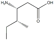 D-beta-Homoisoleucine hydrochloride Struktur