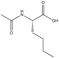 N-alpha-Acetyl-L-norleucine Struktur