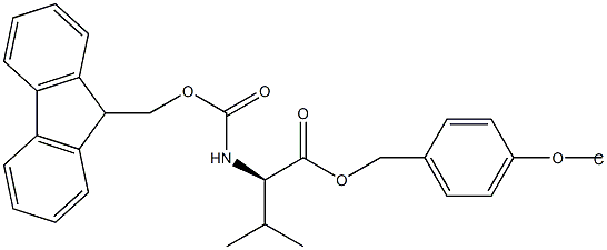 Fmoc-D-Val-Wang TG Struktur