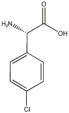 4-Chloro-L-phenylglycine Struktur