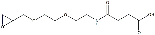 alpha-Epoxy-omega-carboxy poly(ethylene glycol) (PEG-MW 3.000 Dalton) Struktur