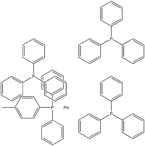 Tris(triphenylphosphin)-palladium(0)-triphenylphosphine polystyrene (100-200 mesh, 0.1-0.15 mmol Struktur