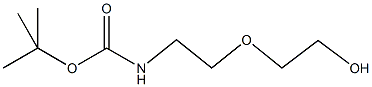 alpha-t-Butyloxycarbonylamino-omega-hydroxy poly(ethylene glycol) (PEG-MW 10.000 Dalton) Struktur