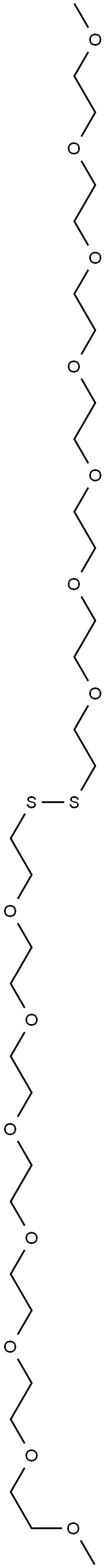 METHOXY-HEPTA(ETHYLEN GLYCOL)-DISULFID Struktur