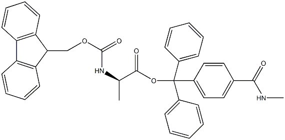 Fmoc-D-Ala-Trt TG Struktur