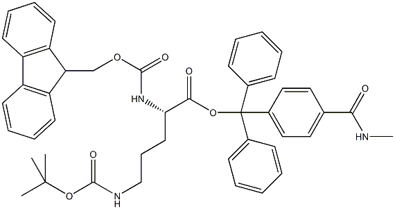 Fmoc-L-Orn(Boc)-Trt TG Struktur