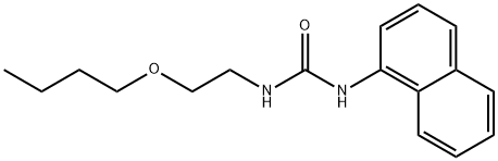 1-(2-butoxyethyl)-3-naphthalen-1-ylurea Struktur