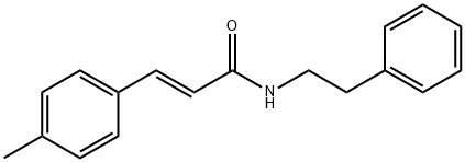 (E)-3-(4-methylphenyl)-N-(2-phenylethyl)prop-2-enamide Struktur