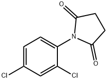 1-(2,4-dichlorophenyl)pyrrolidine-2,5-dione Structure