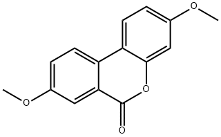 3,8-dimethoxybenzo[c]chromen-6-one Struktur